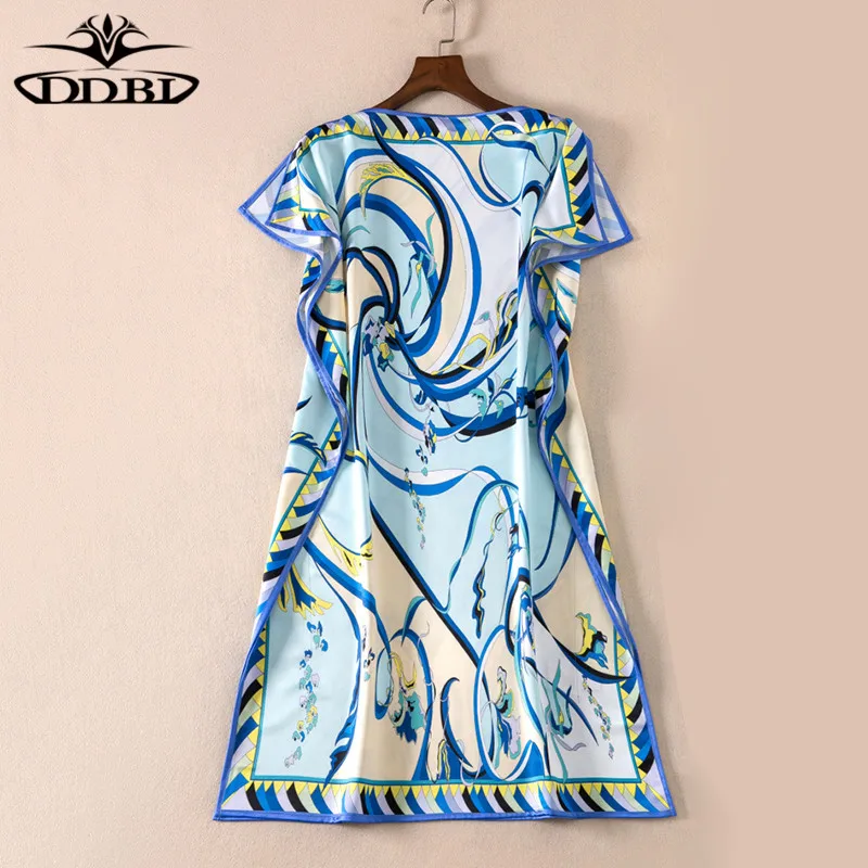 batwing summer dresses designer runway dress high quality 2018 20180526