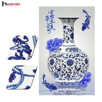

Flower Diamond Painting Special Shape Diamond Embroidery Blue And White Porcelain Vase Home Decoration Arts And Crafts
