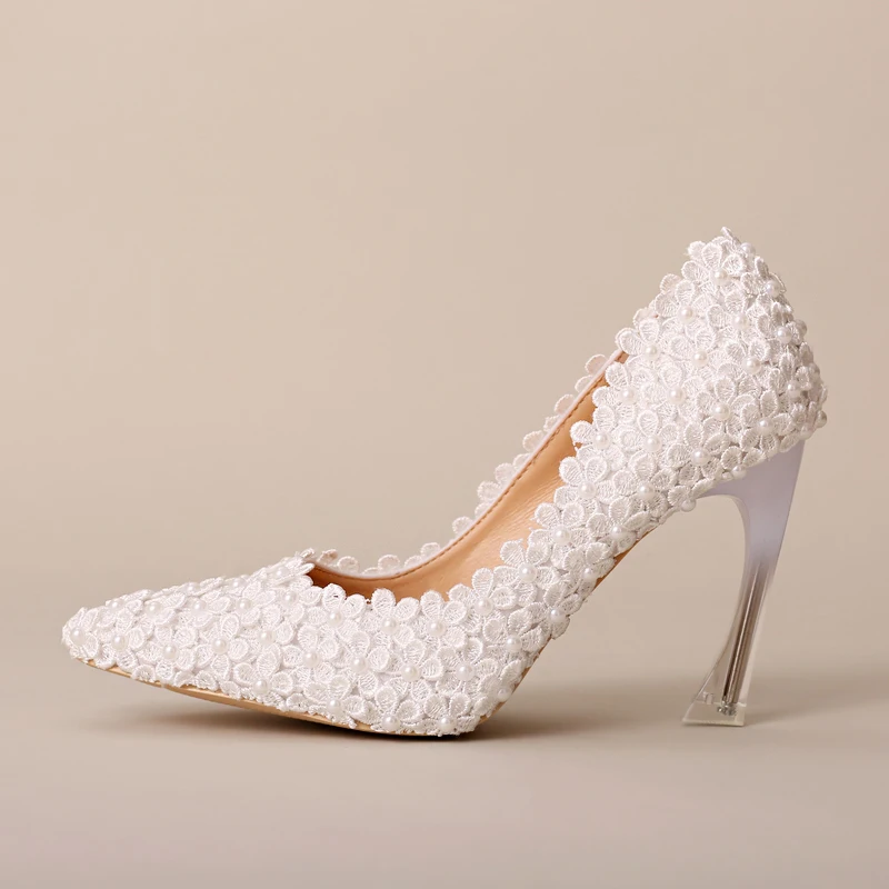 Popular White Lace PumpsBuy Cheap White Lace Pumps lots from China