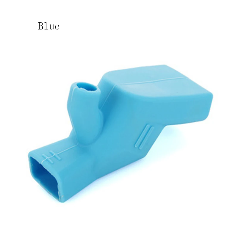 1 шт. силиконовый кран расширитель детский кран для воды питьевой и ручной стирки ванная комната кухонные инструменты капель - Цвет: Blue