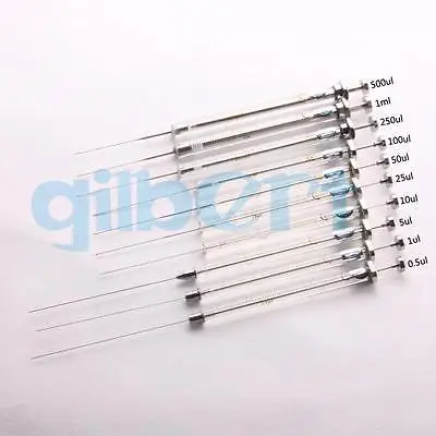 

50l Microliter syringe Gas chromatographic injector with cone tip