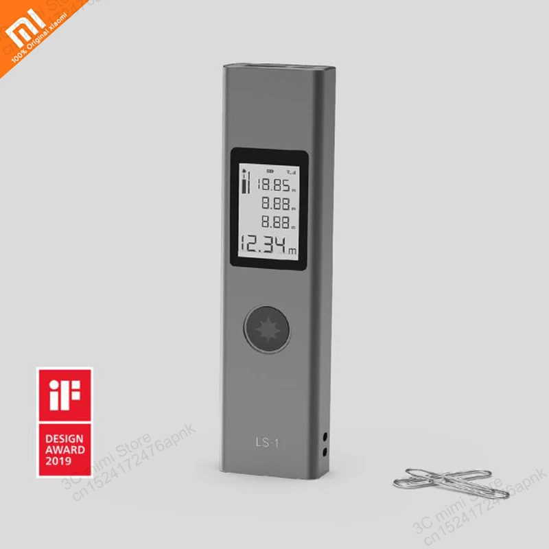 Оригинальный xiaomi youpin домашний портативный высокоточный лазерный дальномер