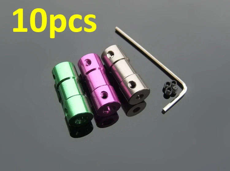 10pcs Coupler motor shaft connector joint for RC Boat models 3mm 4mm 2
