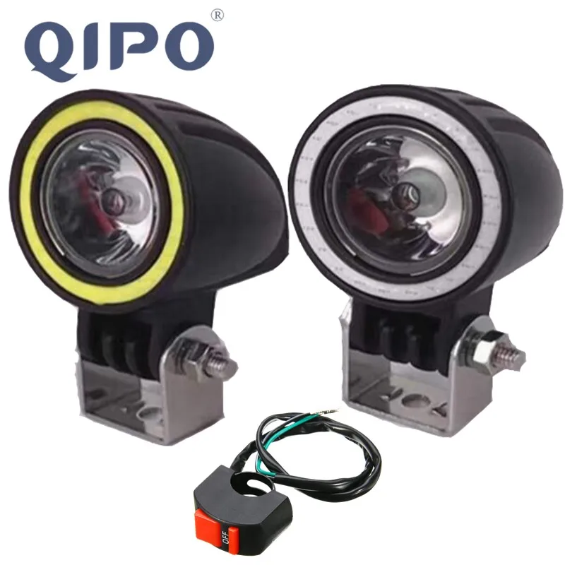 QIPO 2 шт. мотоциклетный Мини Светодиодный точечный светильник со встроенным