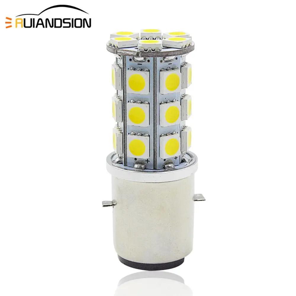 

1x 1.2W/3.5W Motorcycle BA20D H6 4300K Headlight High-Low Dual Beam Light Lamp Bulb 6V Motorcycle Auxiliary Lights Led Headlight