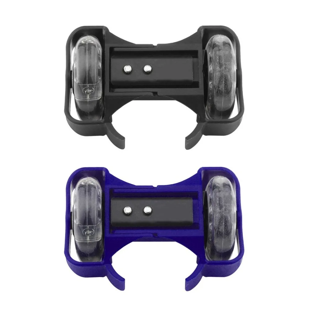 الملونة وامض الأسطوانة صغيرة زوبعة بكرة فلاش عجلات كعب الأسطوانة قابل للتعديل ببساطة الأسطوانة التزلج الأحذية