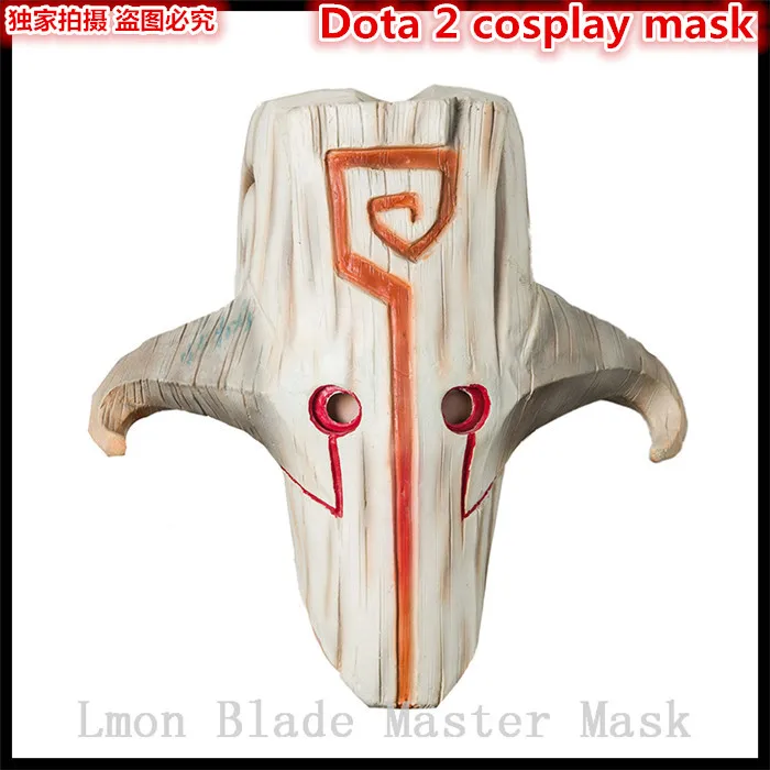  Free shipping Halloween Party Movie Dota 2 Mask Cosplay Juggernaut Mask Latex Halloween Costume Par