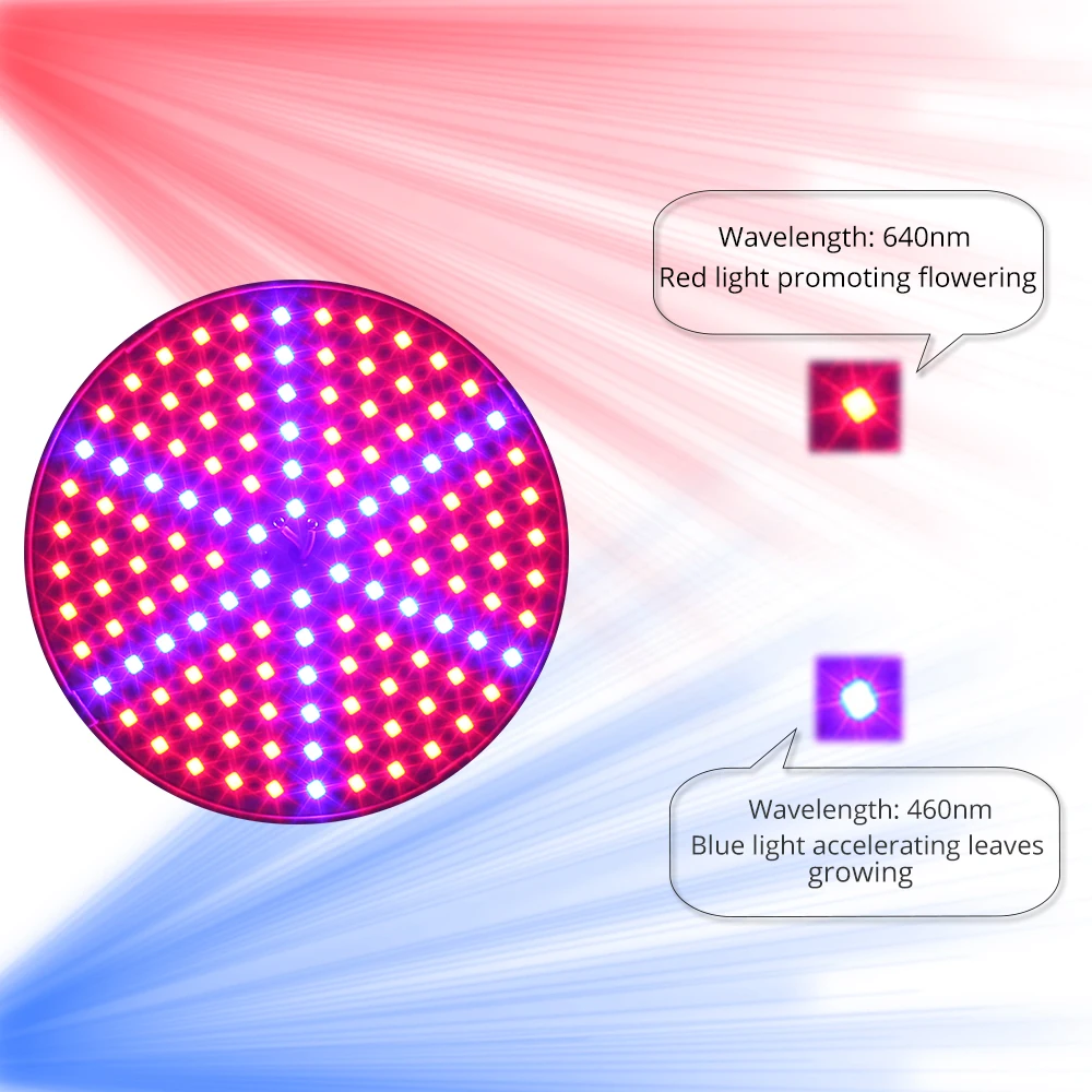E27 60 126 200 светодиодный светать растений лампы для цветка гидропоники Системы Крытый сад парниковых AC 85 В- 265 В растущий свет