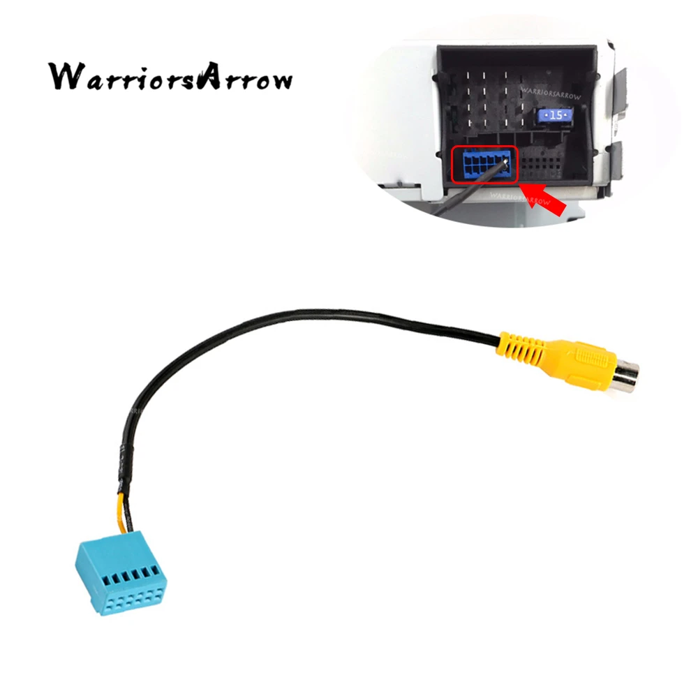 Автомобиль MIB RCD330 RCD330G радио зеркало заднего вида камера RVC Кабельный адаптер для