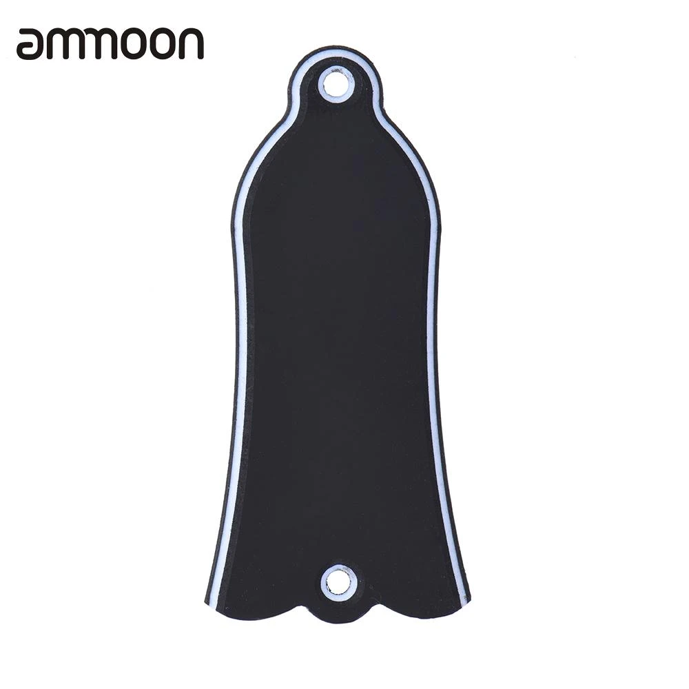 2 Holes Bell shaped PVC Truss Rod Cover Plate Scroll Plate for LP 