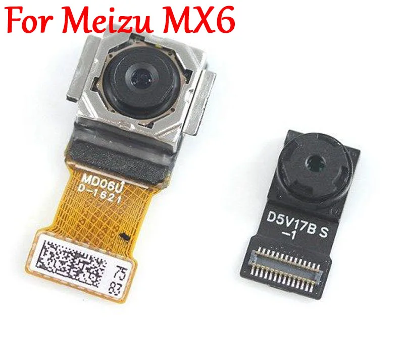 

Tested Original Front Small Rear Big Back Camera Module Mobile Phone Replacement Part Smartphone Lens Repair For Meizu MX6