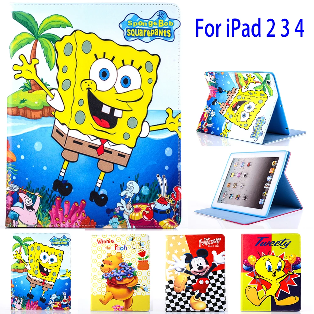 Чехол для планшета Apple ipad 2 3 4 ipad4 защитный чехол из искусственной кожи с рисунком
