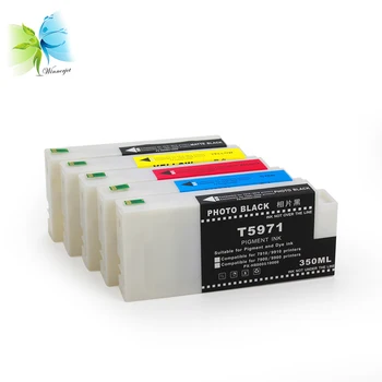 

350ml Compatible Ink Cartridge Disposable T5961 T5962 T5963 T5964 T5968 For Epson 7700 9700 Printer