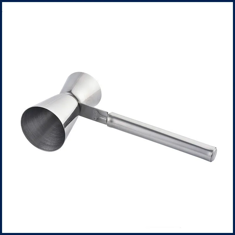 Professional Stainless Steel Cocktail Drink Mixer Measuring Cup Double