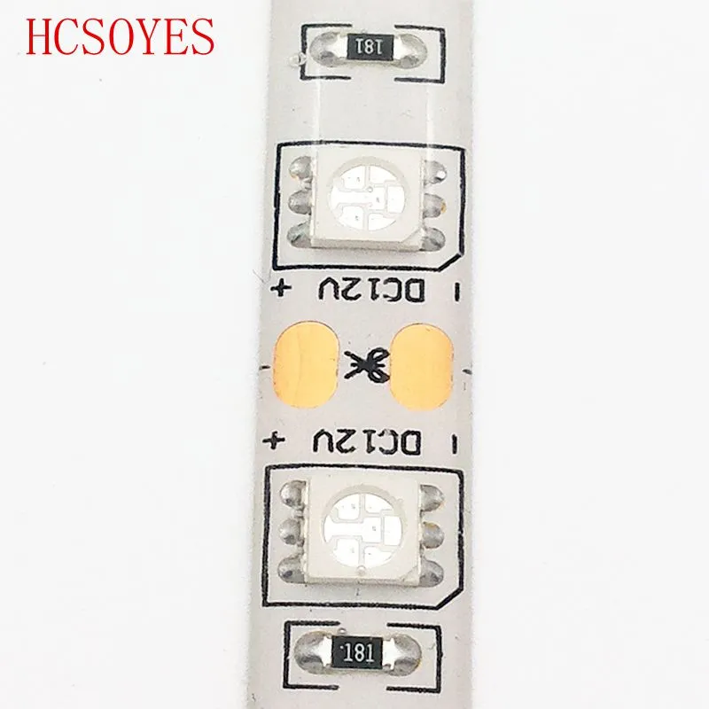 DC 12 В 5 м 5050 SMD 60 светодисветодиодный s/M ультрафиолетосветодиодный Светодиодная