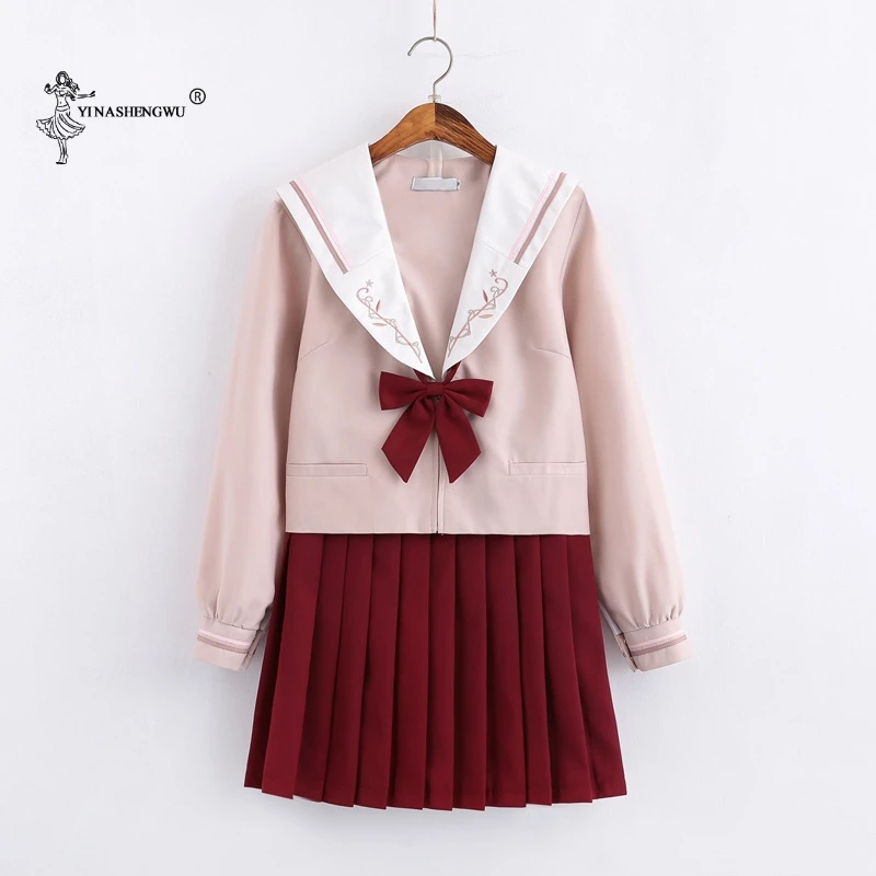 Japanese Korean Sailor Suit Version Short Skirts School Girl Jk Uniform Pleated Skirt School Uniform Cosplay Student Jk Academy