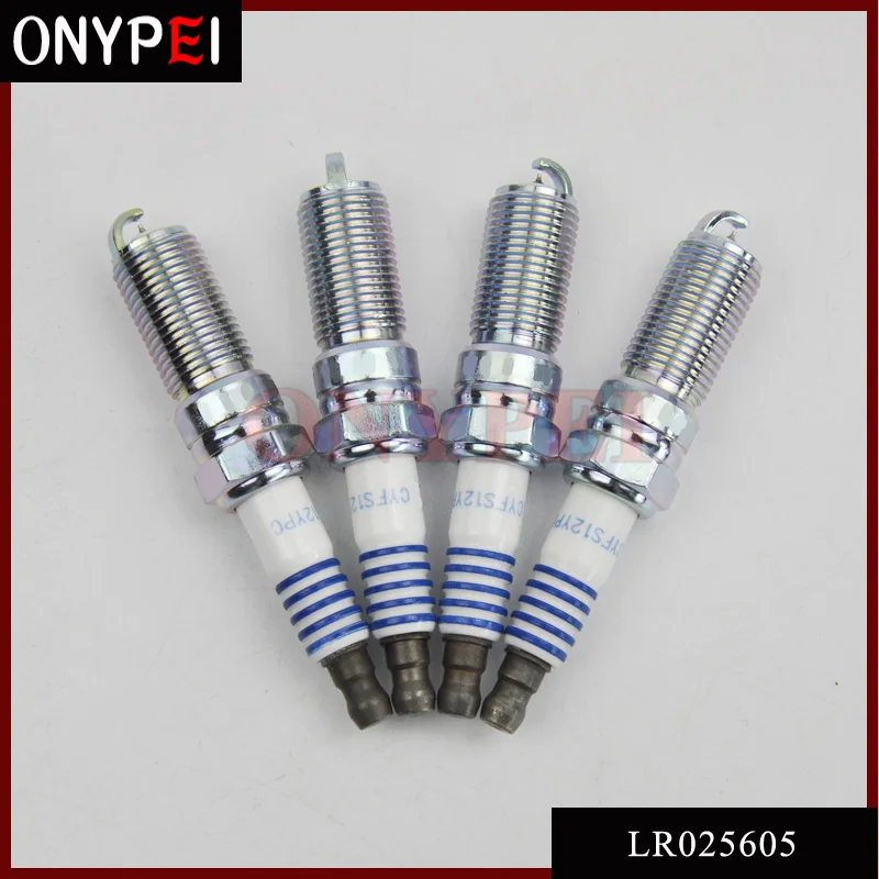 

4pcs/lot Iridium Spark Plug LR025605 ILTR6G8G CYFS12YPC For Land Rover Discovery Sport LR2 Range Rover Evoque 2.0