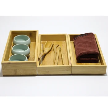 

Pure bamboo three layer box storage jewelry box Tray Household goods candy Biscuits Fruits Tea snacks container