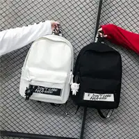 Alphabetical Embroidery Backpack