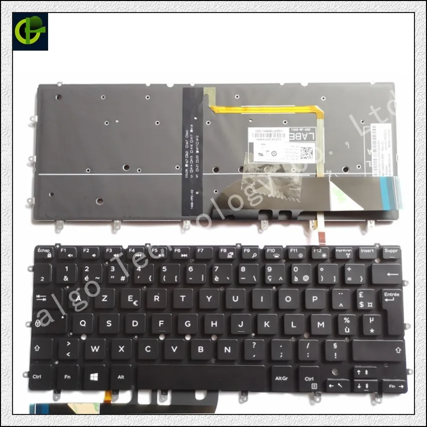 

French Azerty Backlit keyboard for Dell XPS 13 7352 7353 7359 FR