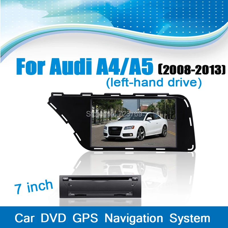 Dvd-плеер автомобиля для Audi A4 A5 (2008-2013) с Bluetooth