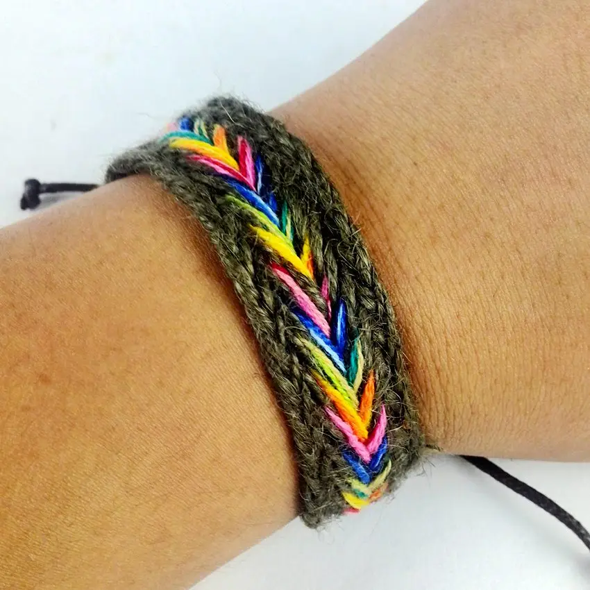 2017 new hot unique vintage handmade hemp string weave gypsy ethnic