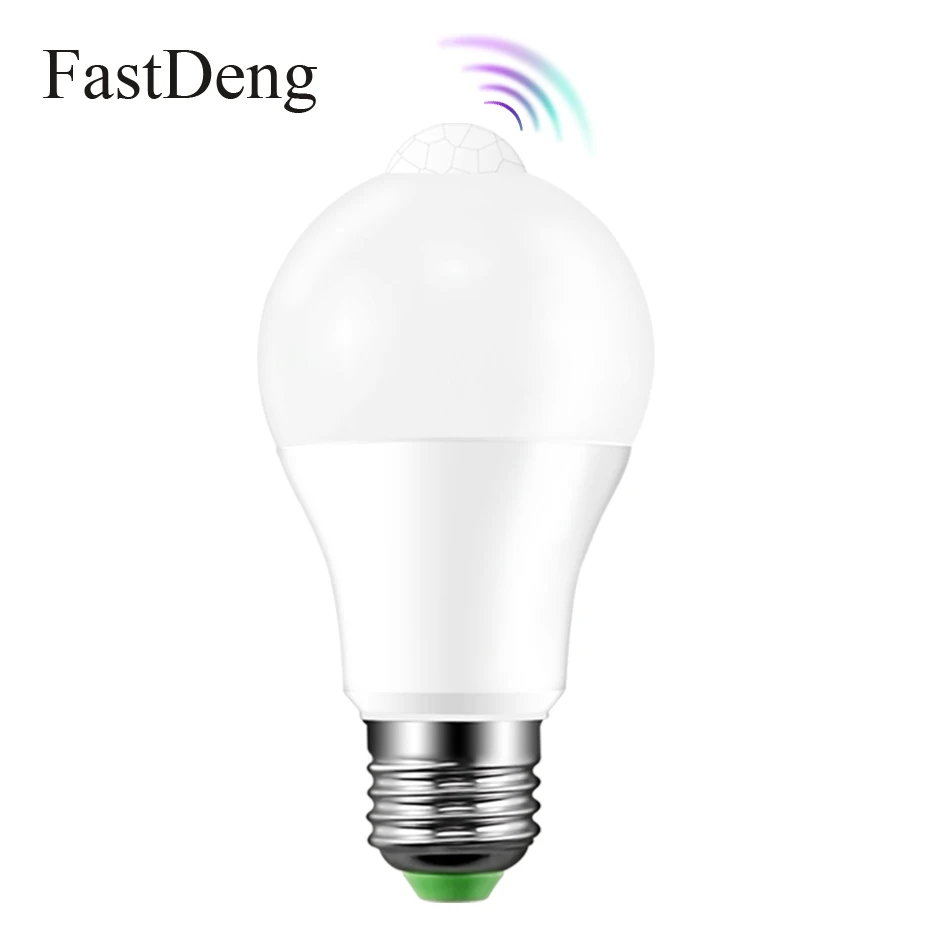 

Smart Sensor Lamp PIR Motion Sensor Bombillas LED E27 B22 LED Bulb 12W 18W Auto on/off AC85-265V IP42 Induction LED Lighting