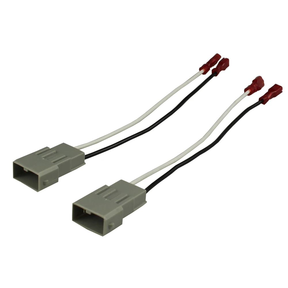 Pair of Speaker Connector Adaptor Lead Cable Plug for Subaru 