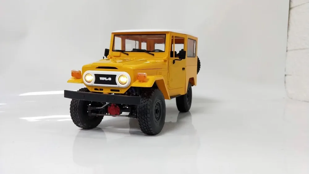 WPL C34 C34KM C34K новейший Радиоуправляемый автомобиль Toyota FJ40 4WD альпинистский внедорожный грузовик цельнометаллический C34KM автомобиль с дистанционным управлением металлический DIY модифицированный