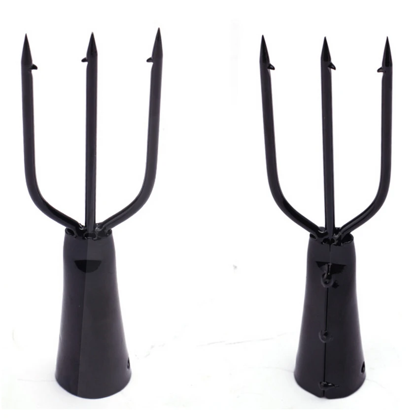 Fish Forks 3 Prongs 3 Tine Spear Fishing Barbed Stainless Spear Head Black Fork Spearfishing Popular Fish Visor Fish Skateboardfishing Year Aliexpress
