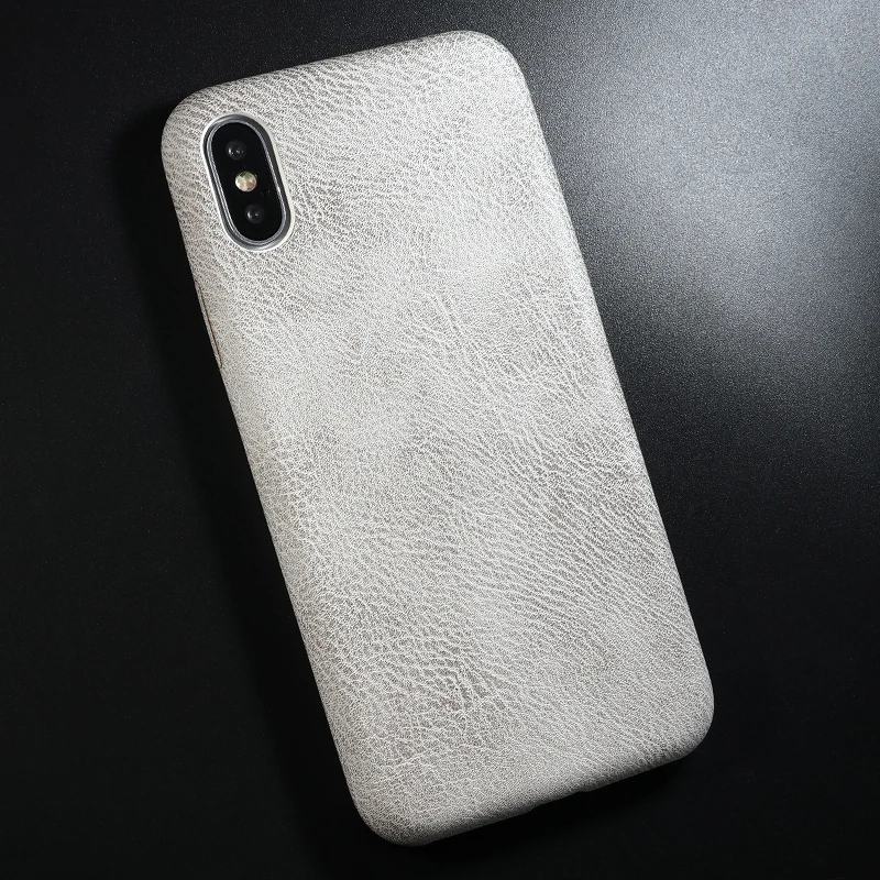PU Leather Pattern Phone Case for iphone 6 6s 7 8 plus Case Back Cover For iphone X xs max XR Case (10)