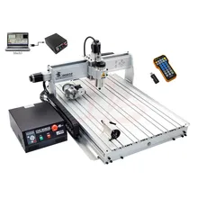 LY 8060Z USB 4 axis 2 2KW CNC machine with mach3 remote control mini CNC router