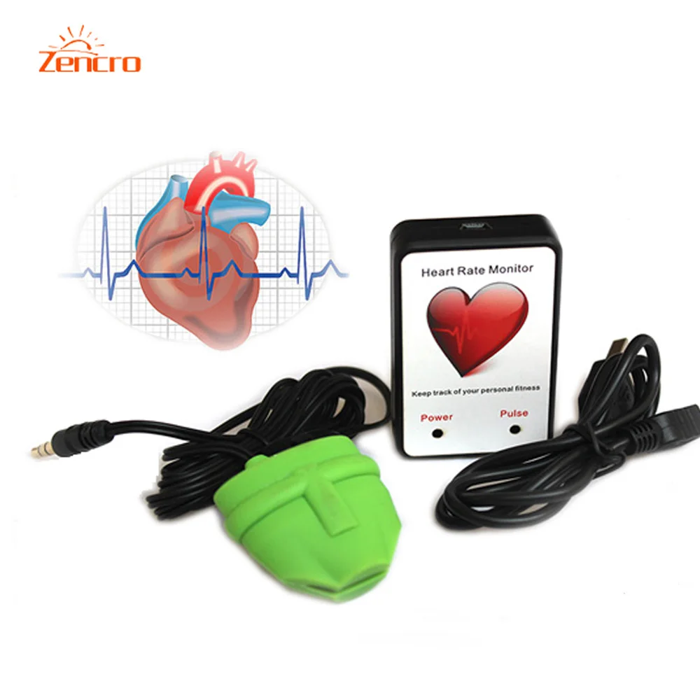 ZENCRO Precise Monitor Pulse Finger Meter USB Heart Rate Sensorin