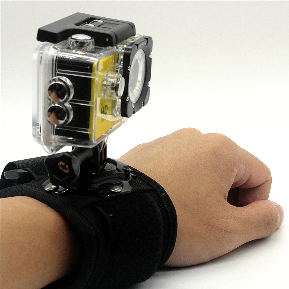 Hand Strap Tripods 360 Degrees Rotate Gopro Wrist Strap Arm Mount Wrist