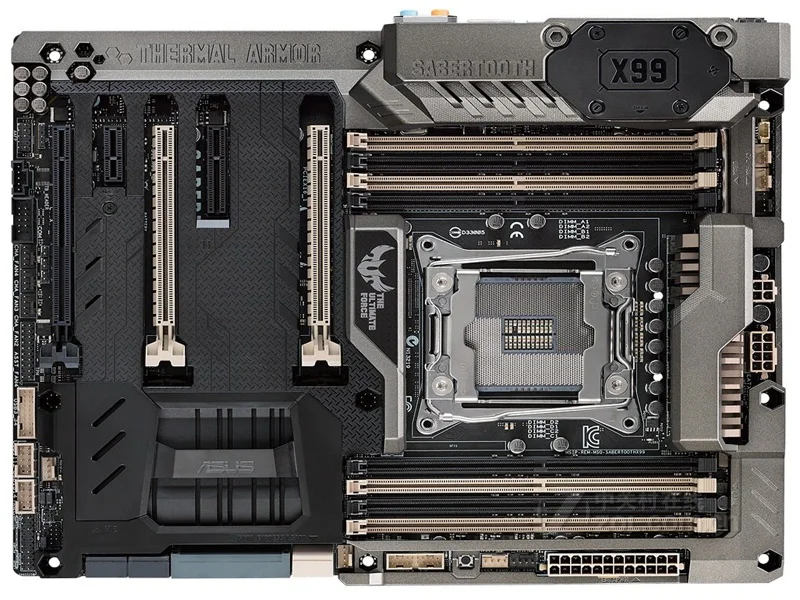  original motherboard for ASUS SABERTOOTH X99 DDR4 LGA 2011-V3 USB2.0 USB3.0 USB3.1 64GB M.2 Desktop