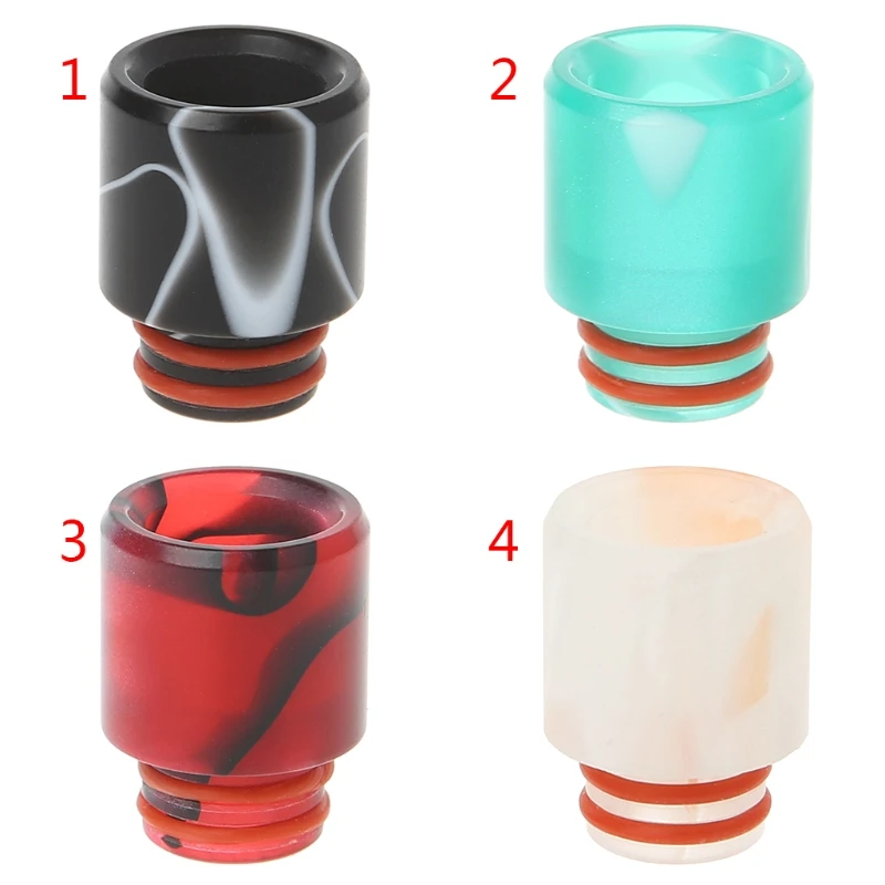 Acrylic Drip Tip Long Colorful E Cigarette Mouthpiece For