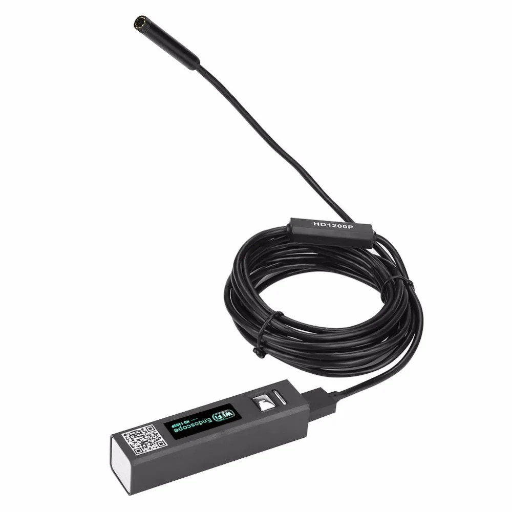 Камера для осмотра F150 1200P 8LED WiFi эндоскоп 2MP HD Бороскоп USB камера для осмотра IP68 Водонепроницаемый промышленный эндоскоп