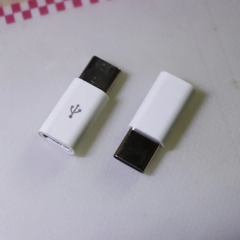 2 шт. USB 3,1 type-C штекер для Micro USB Женский USB-C кабель адаптер Тип C конвертер для Macbook Nokia N1 ChromeBook Nexus 5X6 P