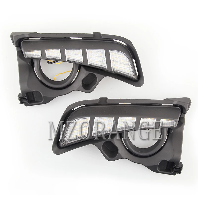 

Car DRL 12V LED Daytime Running Light for Toyota Highlander 2017 2018 2019 White Yellow Blue Turning Signal Waterproof Daylight
