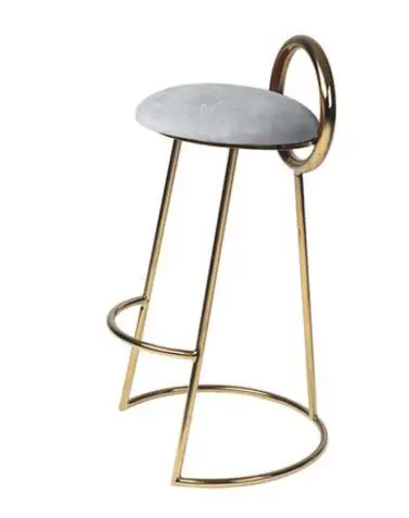 Iron bar bar chair Nordic front desk high table stool tea shop coffee shop chair Korea bar table chair