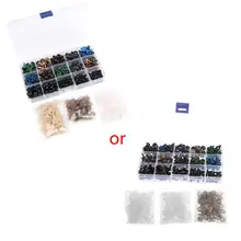 264 шт 6-12 мм безопасные глаза плюшевый мишка кукла животное игрушка для валяния ремесло черный красочный