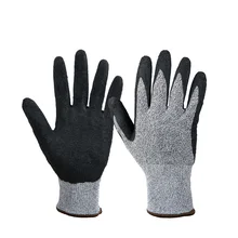 Устойчивые к порезам перчатки серые, черные перчатки для безопасности работы перчатки с защитой от порезов устойчивые к порезам защитный устойчивостью Кухня защитные перчатки для мужчин