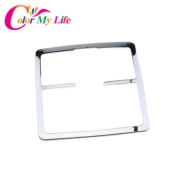 

Color My Life ABS Chrome Reading Lamp Cover Reading Light Circle Lights Trim Sticker For Kia Sportage R 2012 - 2015 Accessories