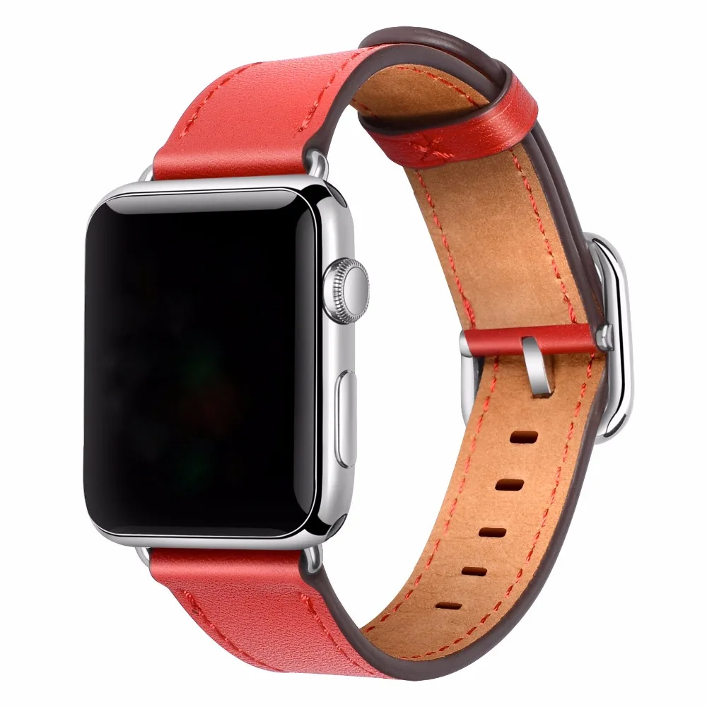XG423 Apple Watch Band 38 мм Женский 42 из натуральной кожи сменный ремешок с адаптерами и