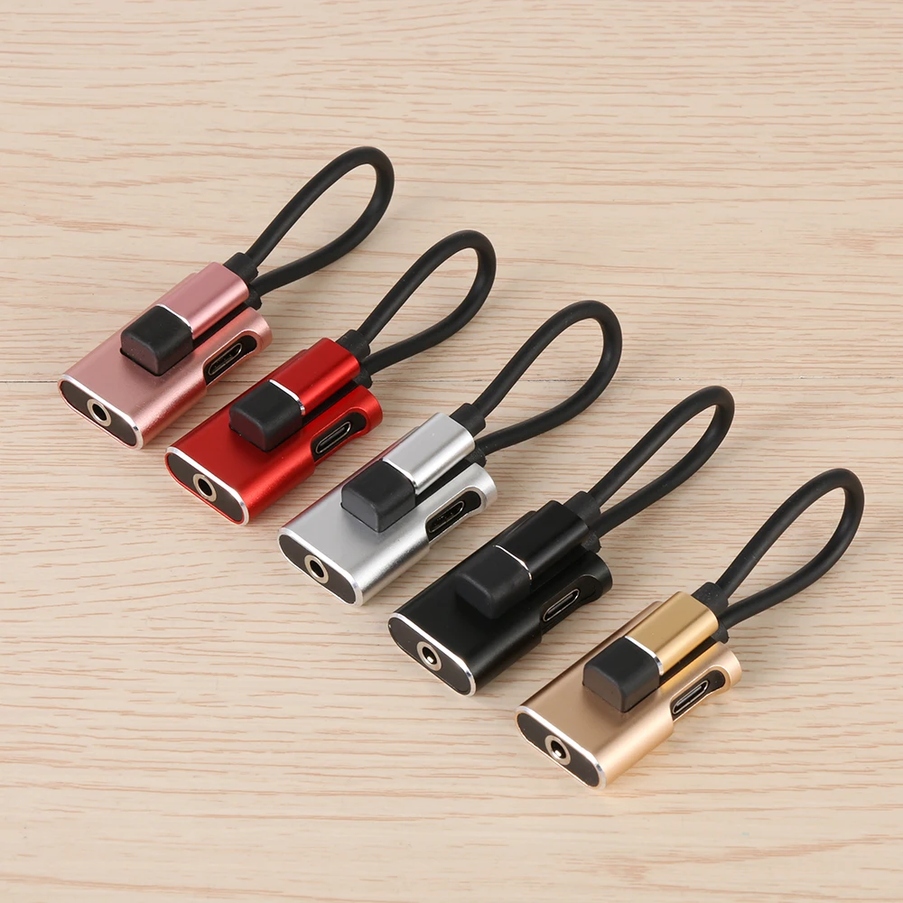 Аудиокабель USB C зарядное устройство 2 в 1 разъем типа 3 5 мм Aux адаптер для наушников