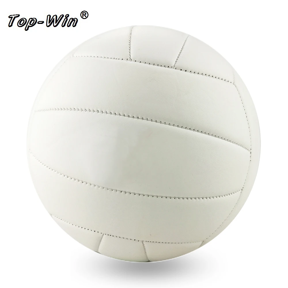 White 5 Size Weight Soft PVC Leather Official Volleyball Game Match