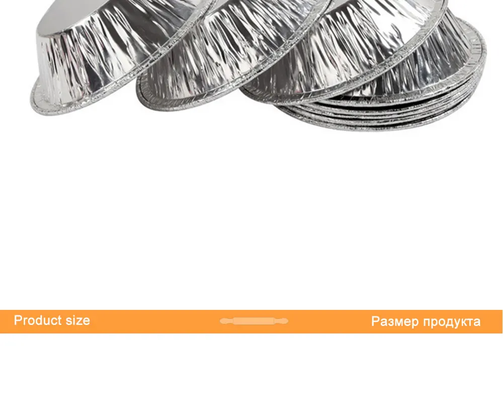 Aluminum Alloy Disposable Egg Tart Mold for Baking Round Cake Mold for Cupcake 100PCSLot Dropshipping (5)
