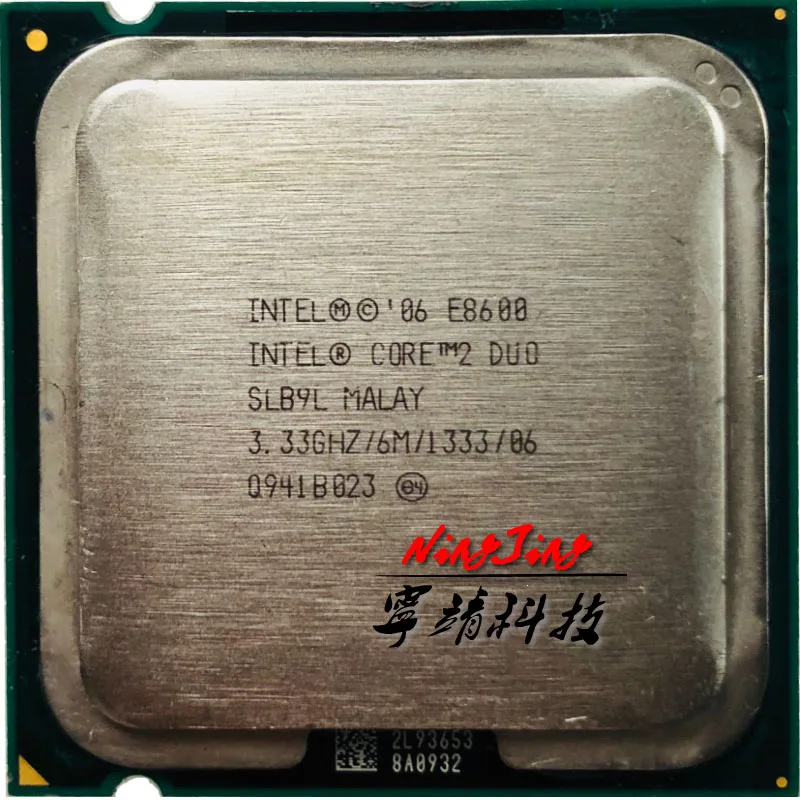 

Intel Core 2 Duo E8600 3.3 GHz Dual-Core CPU Processor 6M 65W LGA 775