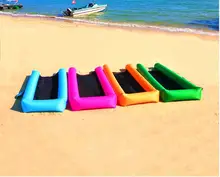 Adult nylon water folding Inflatable sofa Floating bed Size:200*73*17CM A018