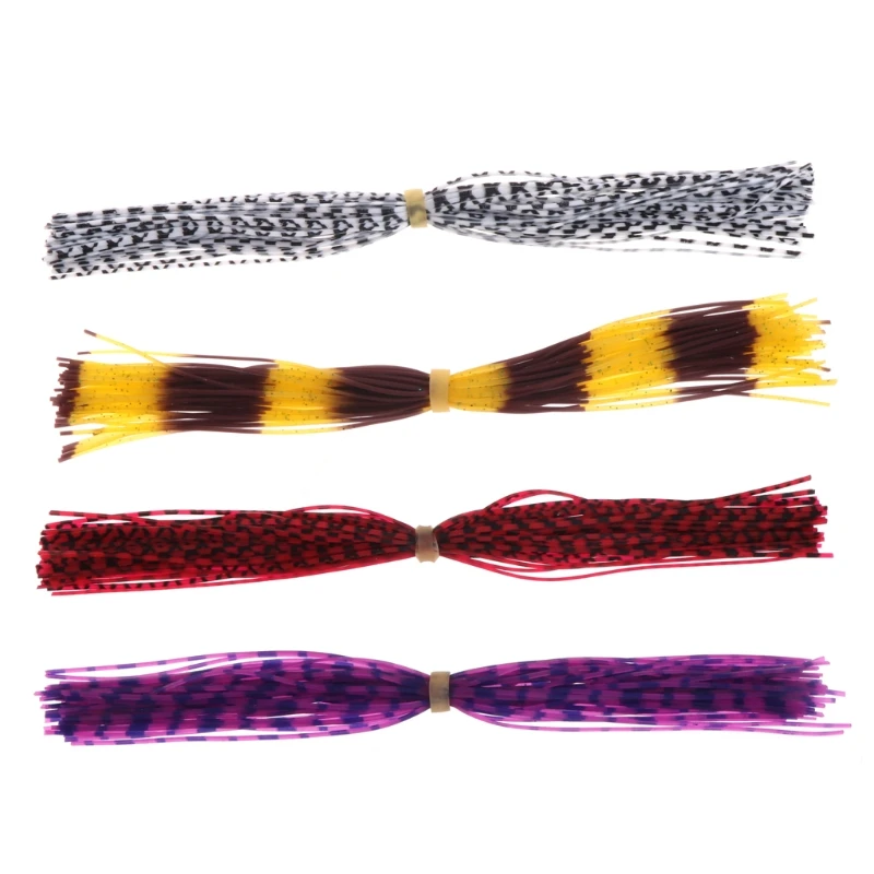 

Set Of 50 Strands Fishing Skirts Fish Lure Bait Spinner Silicone DIY Accessories